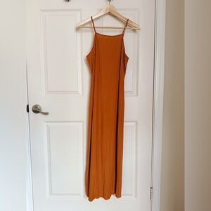 Burnt Orange Maxi Dress